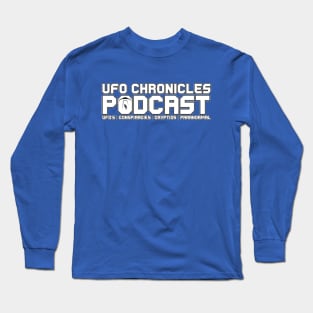 UFO Chronicles Podcast Logo v2 Long Sleeve T-Shirt